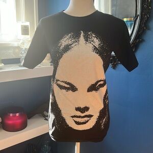 Black Scale Witch Tee NWOT XS